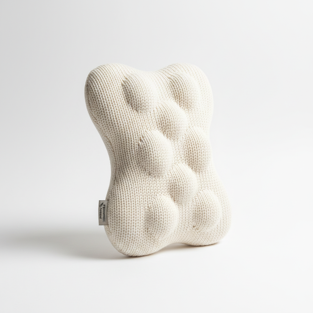3D Knitted Cotton Massage Pillow(1pack)