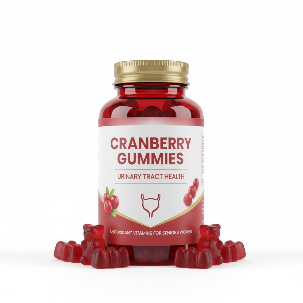 Potent Cranberry Gummies 1500mg with D Mannose Urinary Tract Health for Women Men Urinary Flush Bladder Fast Acting Support Supplements with Hibiscus Powder 180 Count