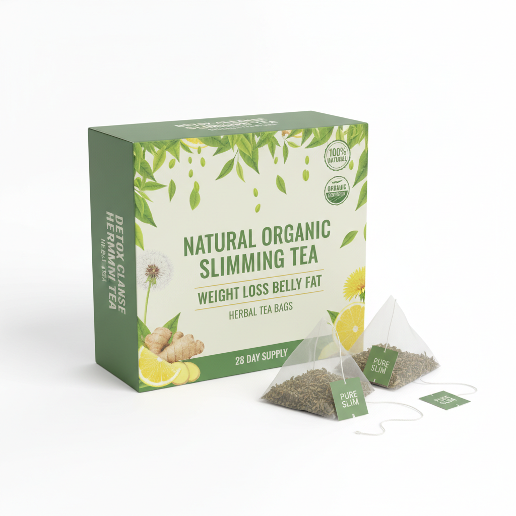 Detox Cleanse Tea Natural Herbal Tea Bags Organic Oolong Leaf Herbal Detox Caffeine-Free 30 Count per Pack