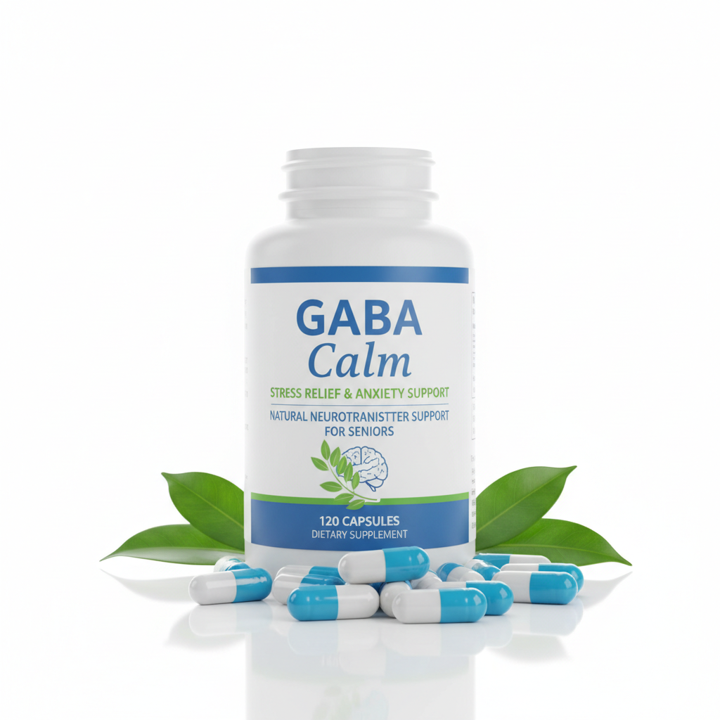 GABA Stress Relief Supplement Calm Pill for Anxiousness Nervousness Irritability Fatigue Exam Interview Seminar