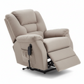 Senior Power Lift Chair Recliner, Electric, Remote Control, Comfort Design, Plush Seating, Beige