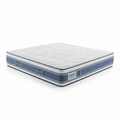 Mattress with checkered three-dimensional edges, 4 colors, Queen size