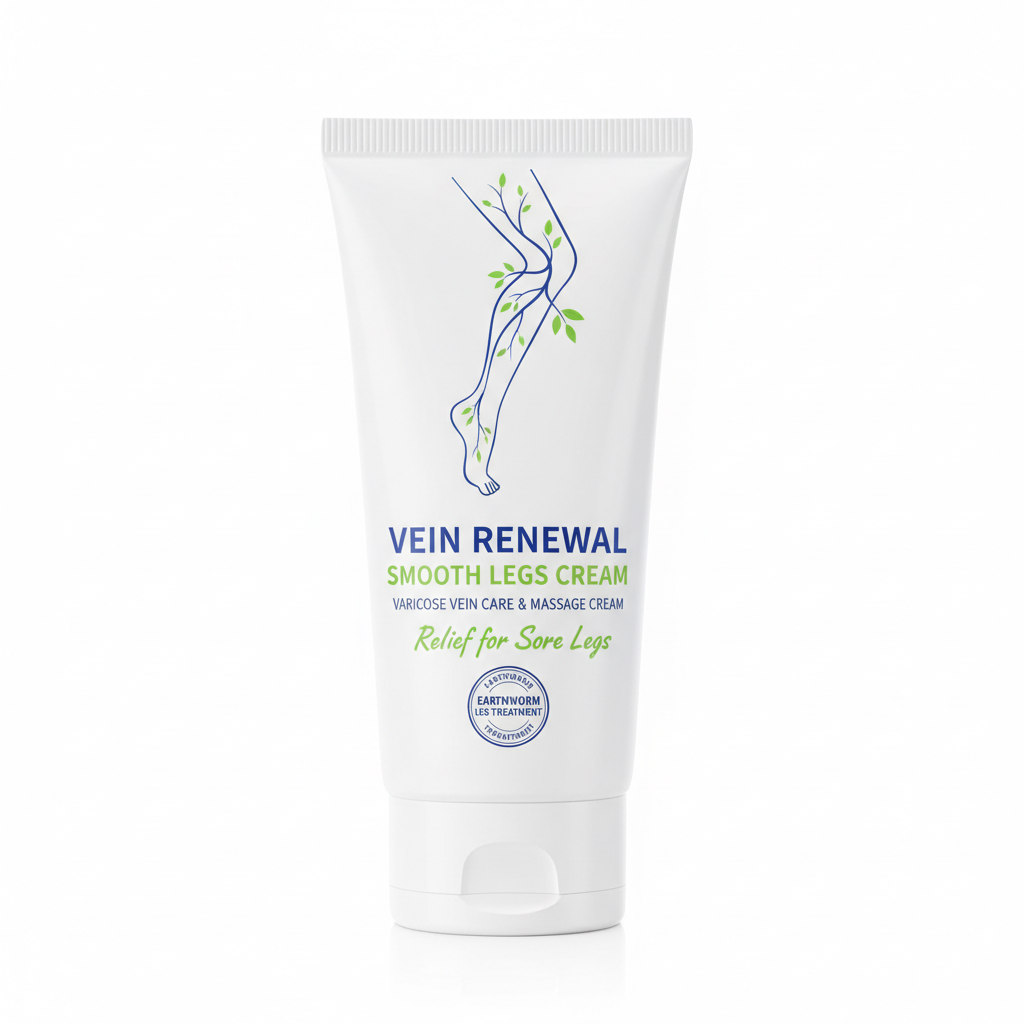 Ximonth Vein Renewal Smooth Legs Cream, Relief Sore Legs Massage Varicose Earthworm Leg Vein Care Cream